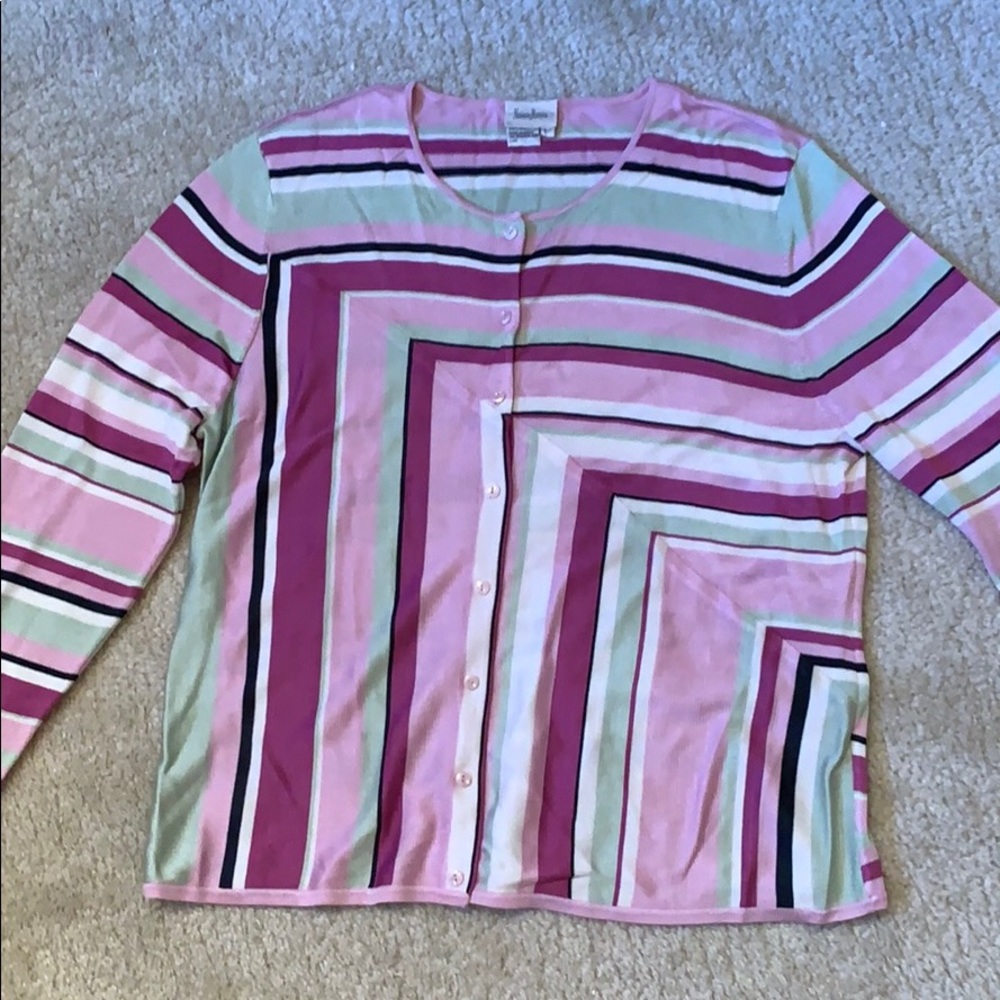 Striped cardigan